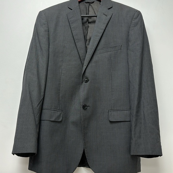 JOSEPH ABBOUD 100% wool striped jacket Men’s size 40R or S - Picture 1 of 13